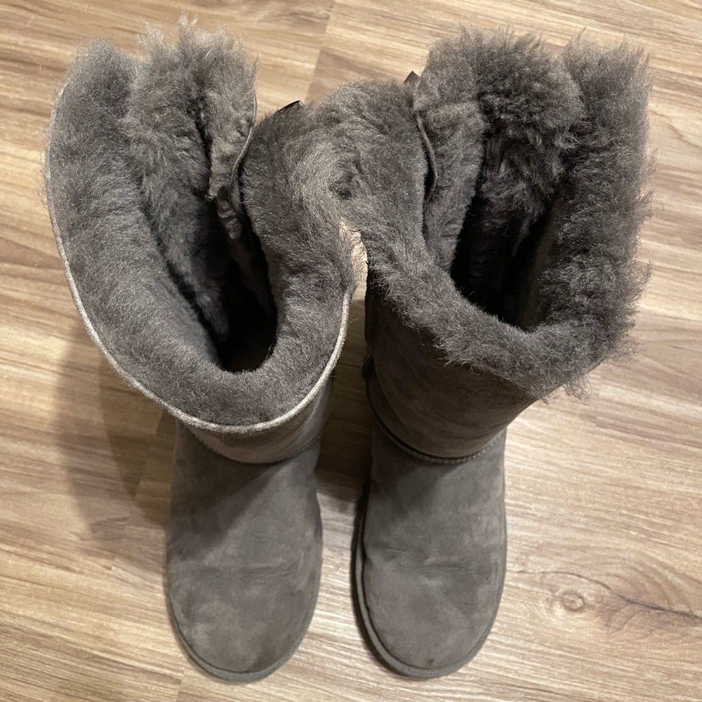 Gray Bow Uggs - image 2
